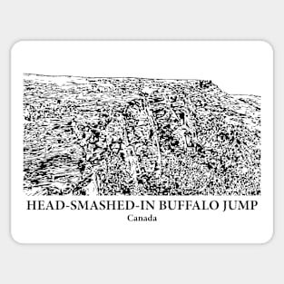 Head-Smashed-In Buffalo Jump - Canada Sticker